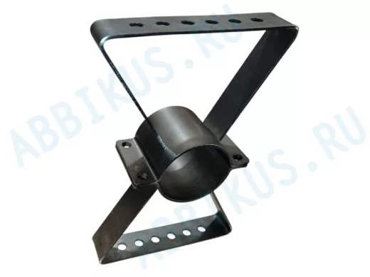 Кронштейн широкий для двух прожекторов на трубу диаметром 50мм 