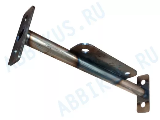 Кронштейн для скрытого крепления полок и панели, 12х165мм, черный, 1шт 