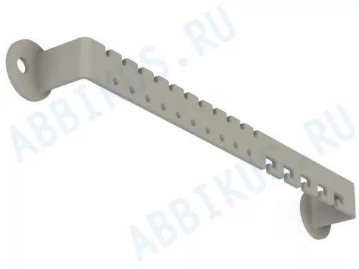 Органайзер держатель для украшений длиной 20см ABILOVE-216786 к стене или шкафу, сталь, серый