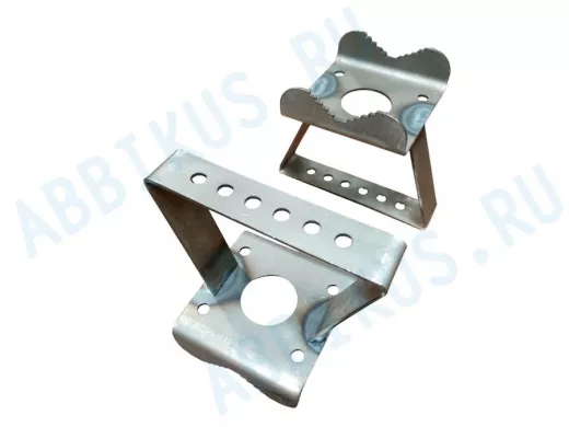 Кронштейн усиленный для прожектора на трубу 16 - 51мм с отверстием 