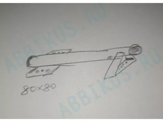 Кронштейн для прожектора вылет 1 метр 