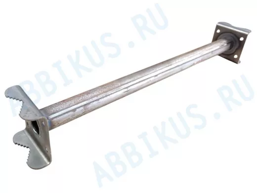 Кронштейн для параллельных труб диаметром от 15 до 51мм длина  50см "HIWOLL-217077" стальной, серый