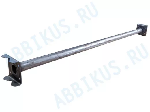 Кронштейн для параллельных труб диаметром от 15 до 51мм длина 100см "HIWOLL-217080" стальной, черный