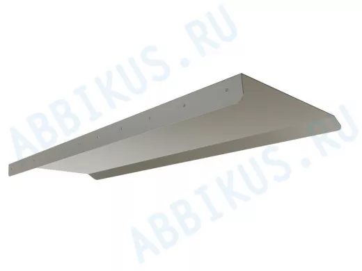 Козырёк для защиты электрощита от дождя "POHER-217431" серый, ширина 120 см, вылет 40 см, сталь 2 мм