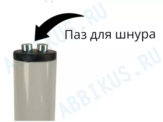 Заглушка диаметром 32мм с двумя ограничителями 