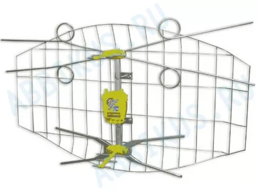 Телевизионная антенна ASP-4  "Локатор" с корпусом для усилителя
