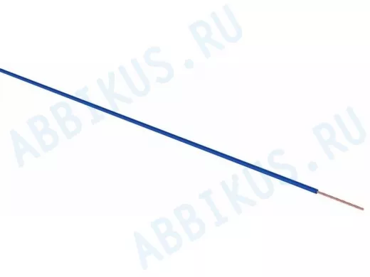 Провод ПГВА 1 х 1.50мм.кв., (бухта 100м), СИНИЙ  REXANT