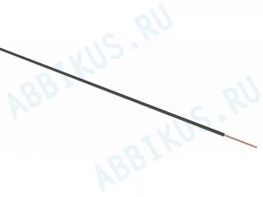 Провод ПГВА 1 х 1.50мм.кв., (бухта 100м), ЧЕРНЫЙ  REXANT