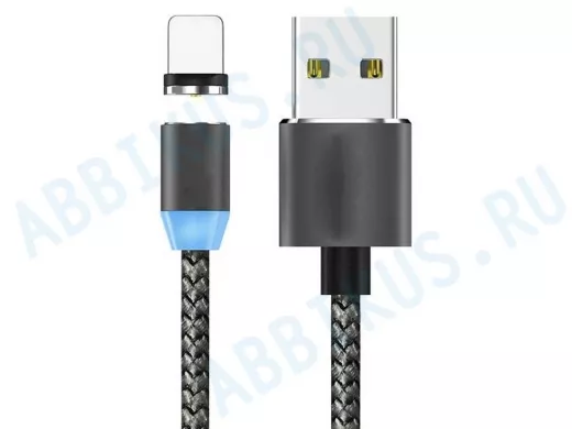 Шнур USB / Lightning (iPhone) Орбита OT-SMI08 1м  OT-SMl08, USB 2A магнитный