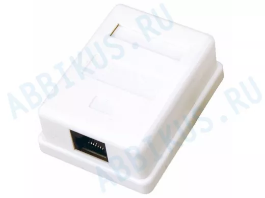 Розетка компьютерная 1-порт RJ-45 (8P8C), cat 5e, внешняя  REXANT