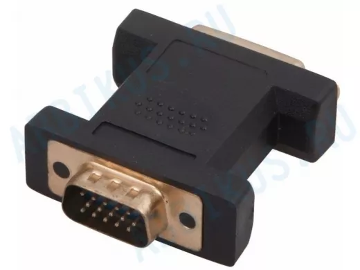 Переходник штекер VGA-гнездо DVI-I GOLD REXANT