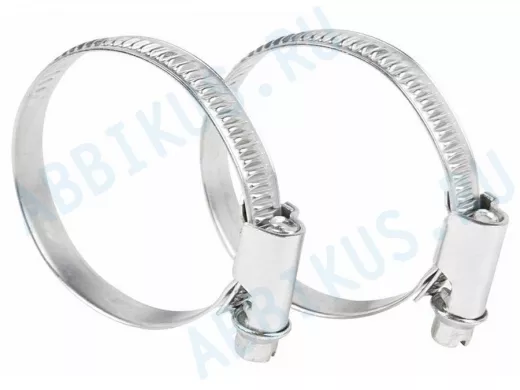 Хомут червячный цинк  32-50 мм 