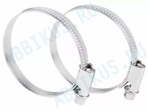 Хомут червячный цинк  50-70 мм 