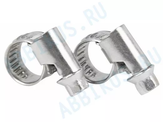 Хомут червячный цинк   8-12 мм 