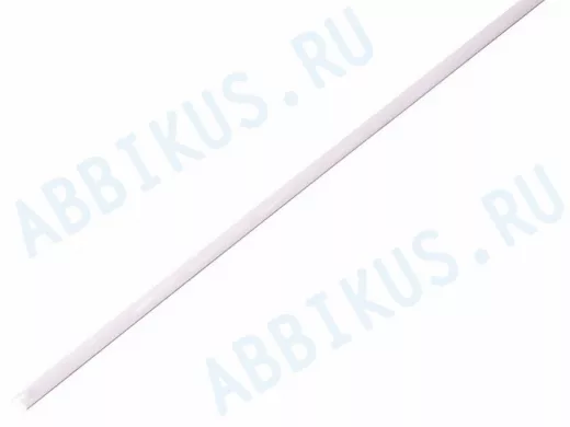 2.5 / 1.25 мм 1м термоусадка белая  REXANT