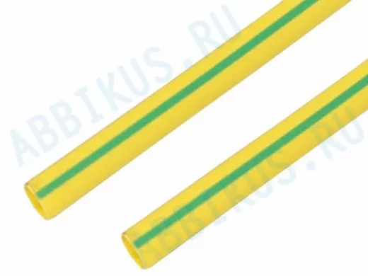 40.0 / 20.0 мм 1м термоусадка желто-зеленая  REXANT