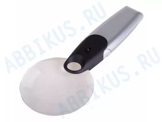 Лупа ручная 2х/6х с подсветкой LED "ABI-28552"