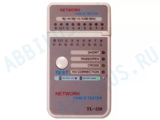 Цифровой тестер LAN "мини"  RJ-45