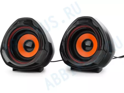 Акустика  Gembird SPK-105, черный, 5 Вт, акустич. система 2.0  регулятор громкости, USB-питание