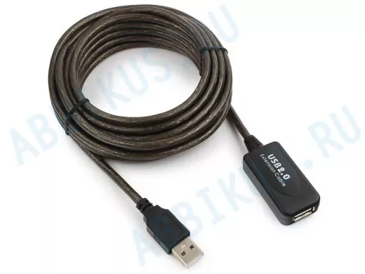 Кабель удлинитель активный USB "ABBIKUS-32932"  5метров , AM/AF, 5м,  USB 2.0 для надёжного сигнала