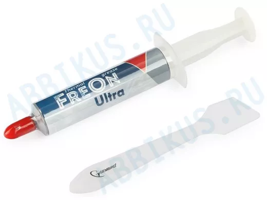 Термопаста Gembird FreOn Ultra GF-21-5 для радиаторов, 5 г, шприц GF-21-5
