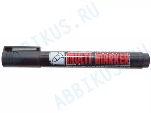 Маркер перманентный Crown Multi Marker 3 мм, черный, пулевидный