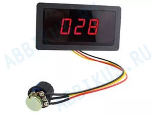 Регулятор скорости мотора (ШИМ) DC 6-30В 150 Вт , дисплей