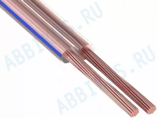 Кабель акустический прозрачный 2х0,25 мм.кв. (23 Ga) BW7701 Belsis BW7701