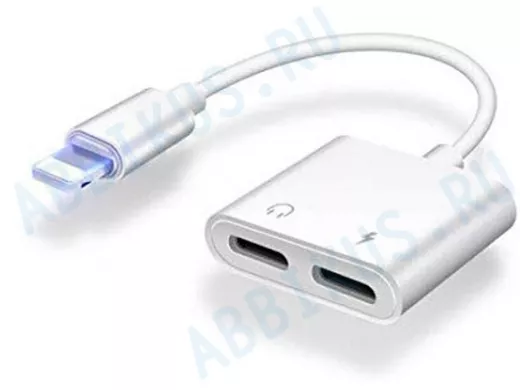 Переходник TDS GL-033 (штекер Lightning-2 гнезда Lightning)