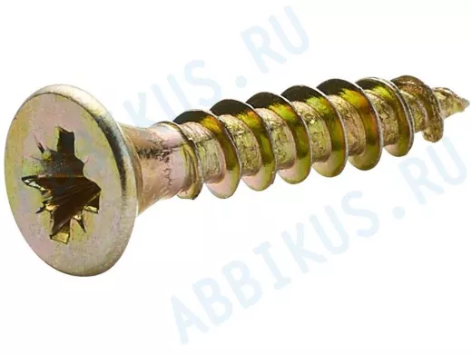 Саморезы универсальные оцинкованные  3 х 30 жёлтые (18000шт) 