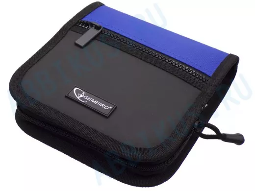 Портмоне CW-С24 на 24 CD, карман, кож.зам.+ткань