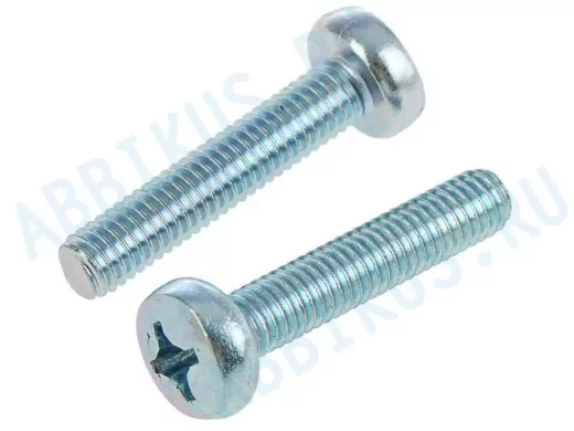 Винт оцинк. с полукруглой головой 5х12 DIN 7985  500шт 