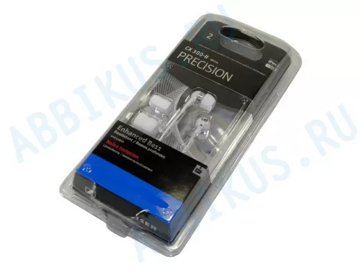 Наушники Sennhsr, Precision Enhanced Bass CX 300-2, белые (079)