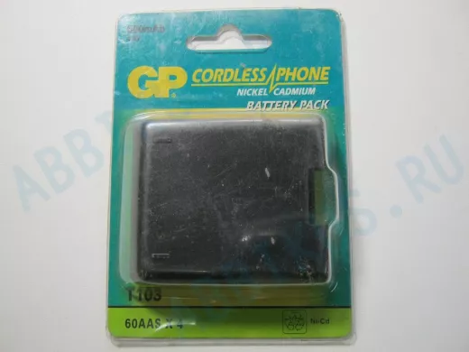 Аккумуляторы  GP T-103 (600mA  4.8V)