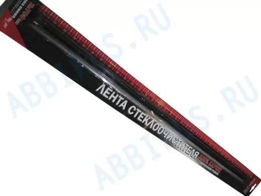 Лента стеклоочистителя (пара) каучук 70 см черная с графитом и адаптером RTR 07030