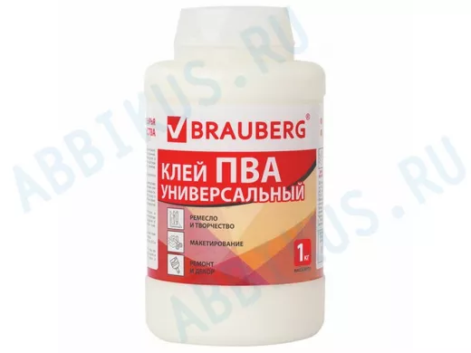 Клей ПВА "BR-76902" 1 кг универсальный (бумага, картон, дерево)