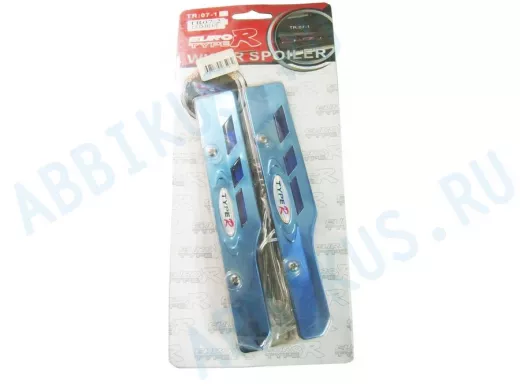 Спойлер на щетки дворника 07-2 синий с подсветкой