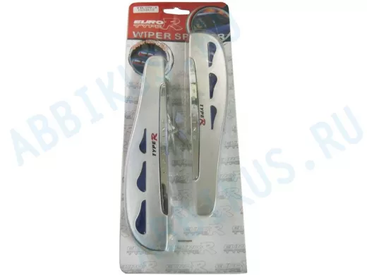 Спойлер на щетки дворника 09-3 серый с подсветкой "глазки"