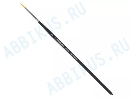 Кисть художественная проф. "BR-80141" ART CLASSIC, синтетика жесткая, круглая, № 2, короткая ручка