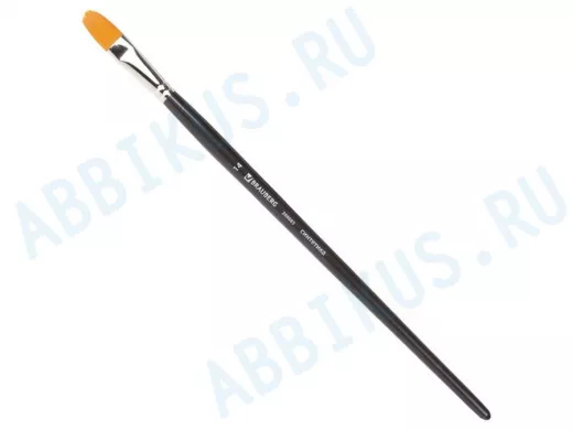 Кисть художественная проф. "BR-80155" ART CLASSIC, синтетика жесткая, овальная, № 14, длинная ручка