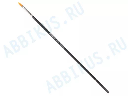 Кисть художественная проф. "BR-80156" ART CLASSIC, синтетика жесткая, овальная, № 4, длинная ручка