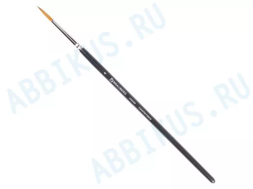 Кисть художественная проф. "BR-80180" ART CLASSIC, синтетика мягкая под колонок, кругл, № 4, кор руч