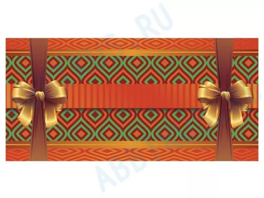 Конверт для денег, 166х82мм, выборочный лак, УЗОР "BR-80257"