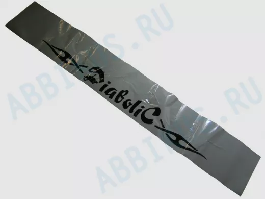 наклейка Светофильтр "Diabolic" наружная, (цвет черный), 20х130 см, серый фон