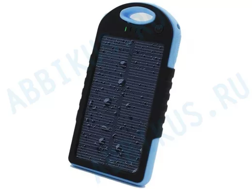 Внешний аккумулятор  8000 mAh, Power Bank SHP-2106SL А50 (факт.3500 мАч) солнечная батарея и панель