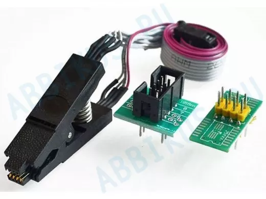 Адаптер DIP8-SOIC8 200 mil прищепка