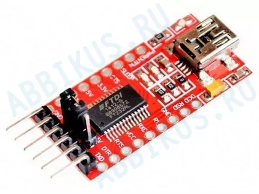 Преобразователь USB  UART на FT232RL, miniUSB, 6pin