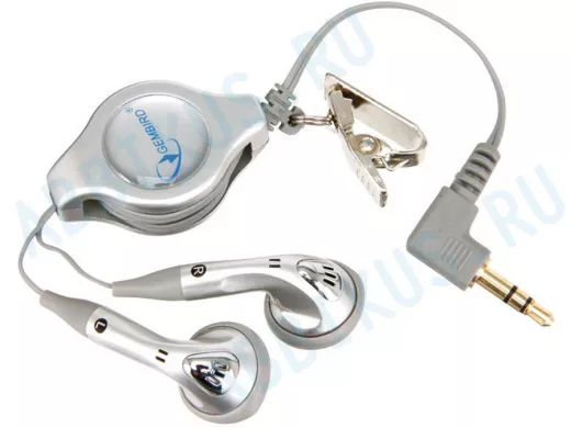 Наушники MIC-411R без оголовья Gembird ,сматывание провода