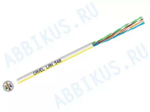 Кабель UTP витая пара  CAVEL LAN540  Кабель UTP 5е кат. 300м  UTP-300 MHz  ITALY