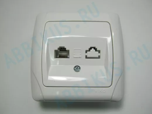 Vi-ko Carmen бел  комп+гнездо САТ 5 561032